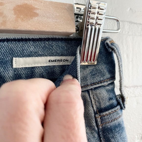 NWT COH Emerson Jeans Cigarette Light wash Blue Mobwife Rockstar Girlfriend 30 - Picture 9 of 13